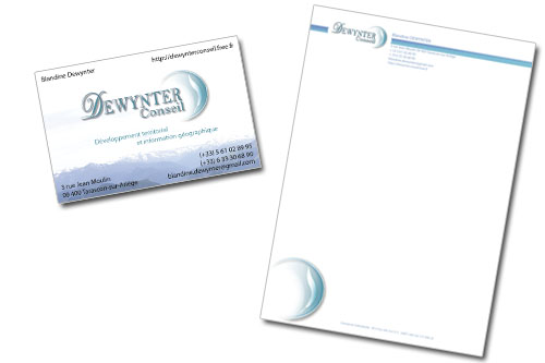 support avec logo dewynter conseil